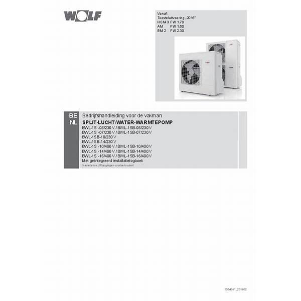 Wolf BWL 1-12 Monoblock-Wärmepumpe